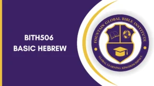 BITH506 BASIC HEBREW