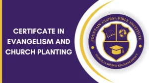 MODULE 7. Certificate in Evangelism and Church Planting