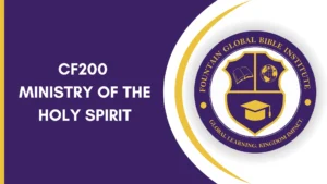 CF200 MINISTRY OF THE HOLY SPIRIT