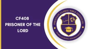 CF408 – Prisoner Of The Lord