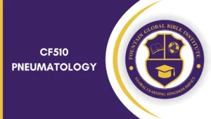 CF510 – Pneumatology