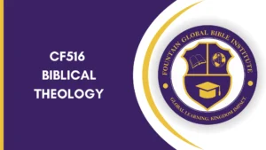 CF519 - Biblical Theology