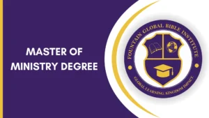 Master Of Ministry Degree