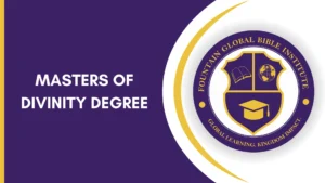 Master Of Divinity Degree